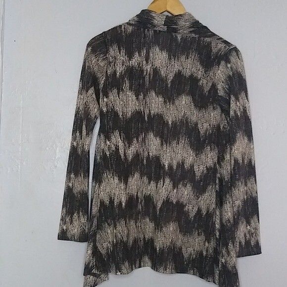 Pretty young thing Long open Womens cardigan top gray size Small - Picture 2 of 9
